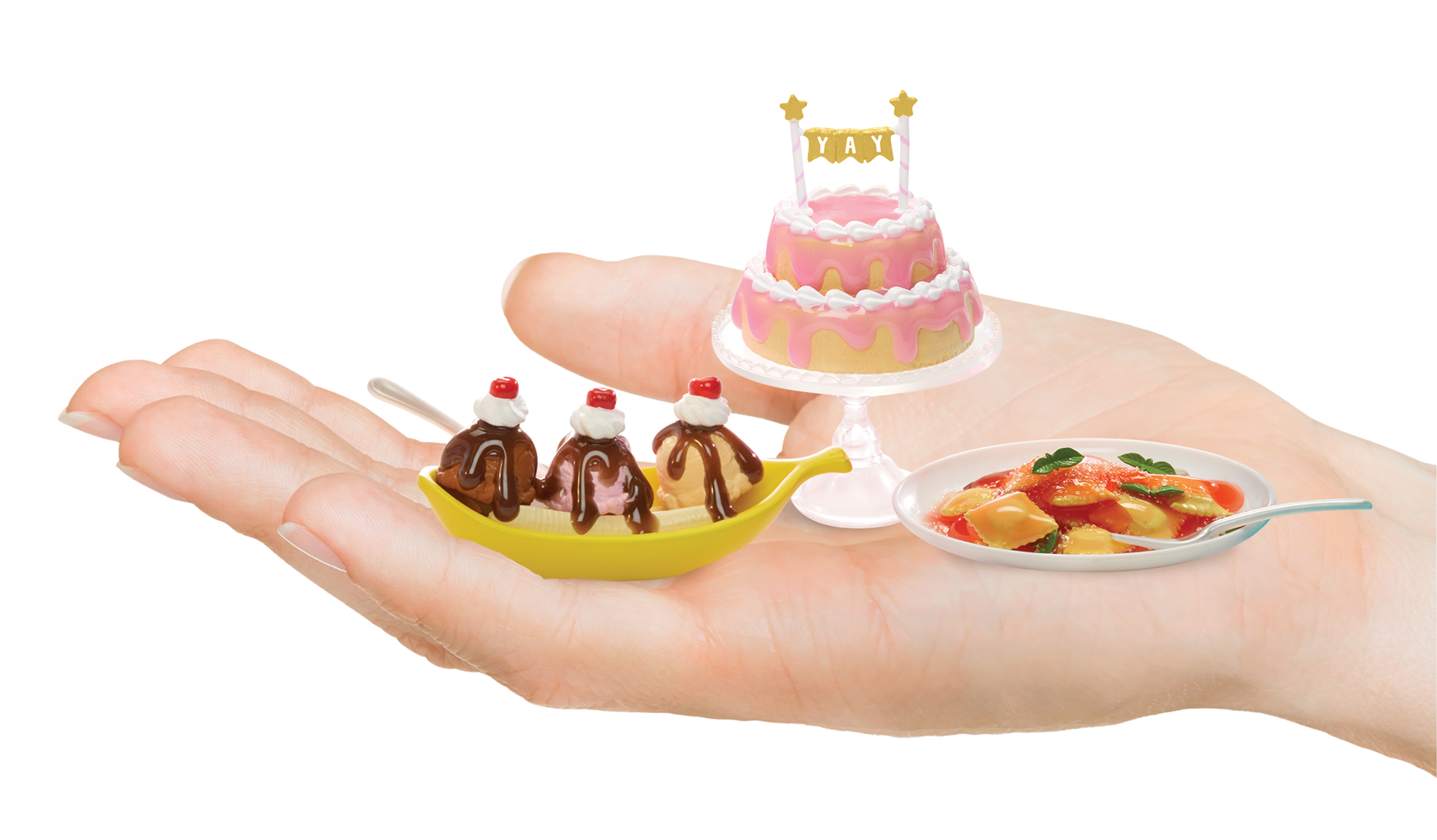 Mga's miniverse-mini food diner serie 2 – gioco di resina in una palla a sorpresa - scopri gli ingredienti e gli accessori da cucina a sorpresa, 12 mini cibi da creare e collezionare – assortimento casuale - 