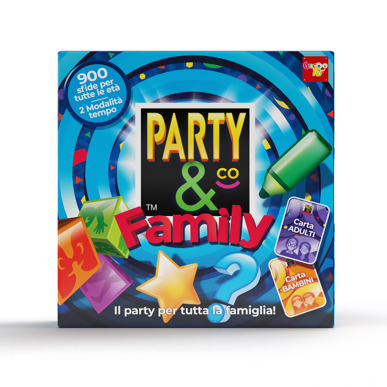 Rocco giocattoli - party & co. family - gioco da tavolo per tutta la famiglia - 