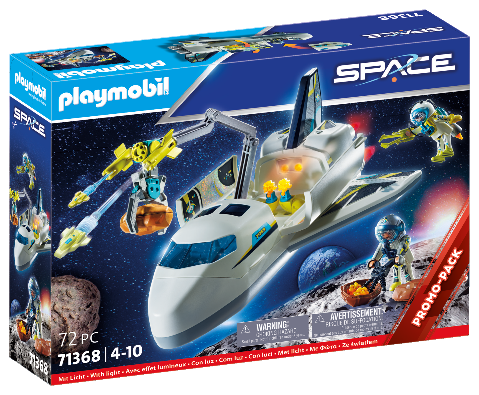 Playmobil 71368 promopack shuttle spaziale per bambini dai 4 anni - Playmobil