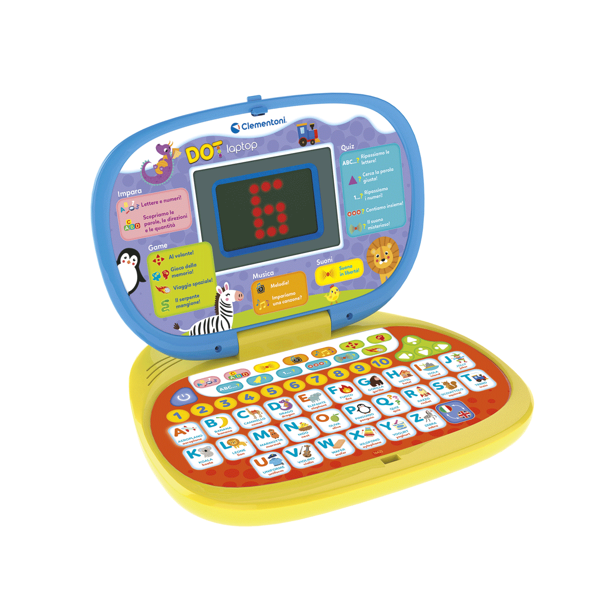 Clementoni - computer kid - dot laptop, educativo elettronico - Toys Center