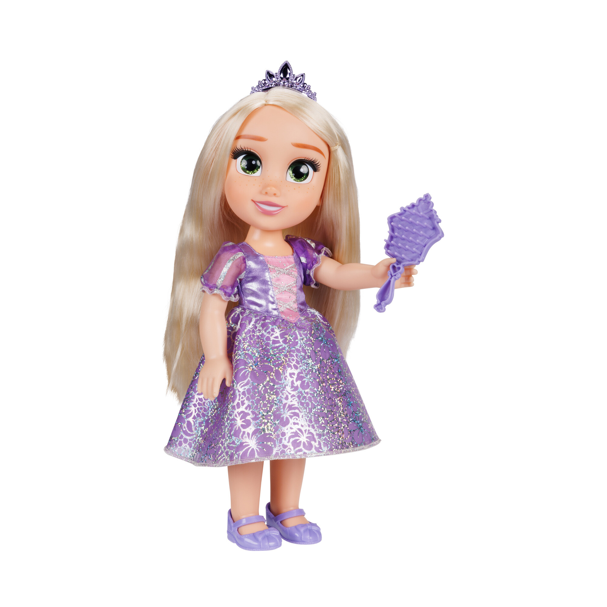 Disney princess bambola da 38 cm di rapunzel con occhi scintillanti! - DISNEY PRINCESS
