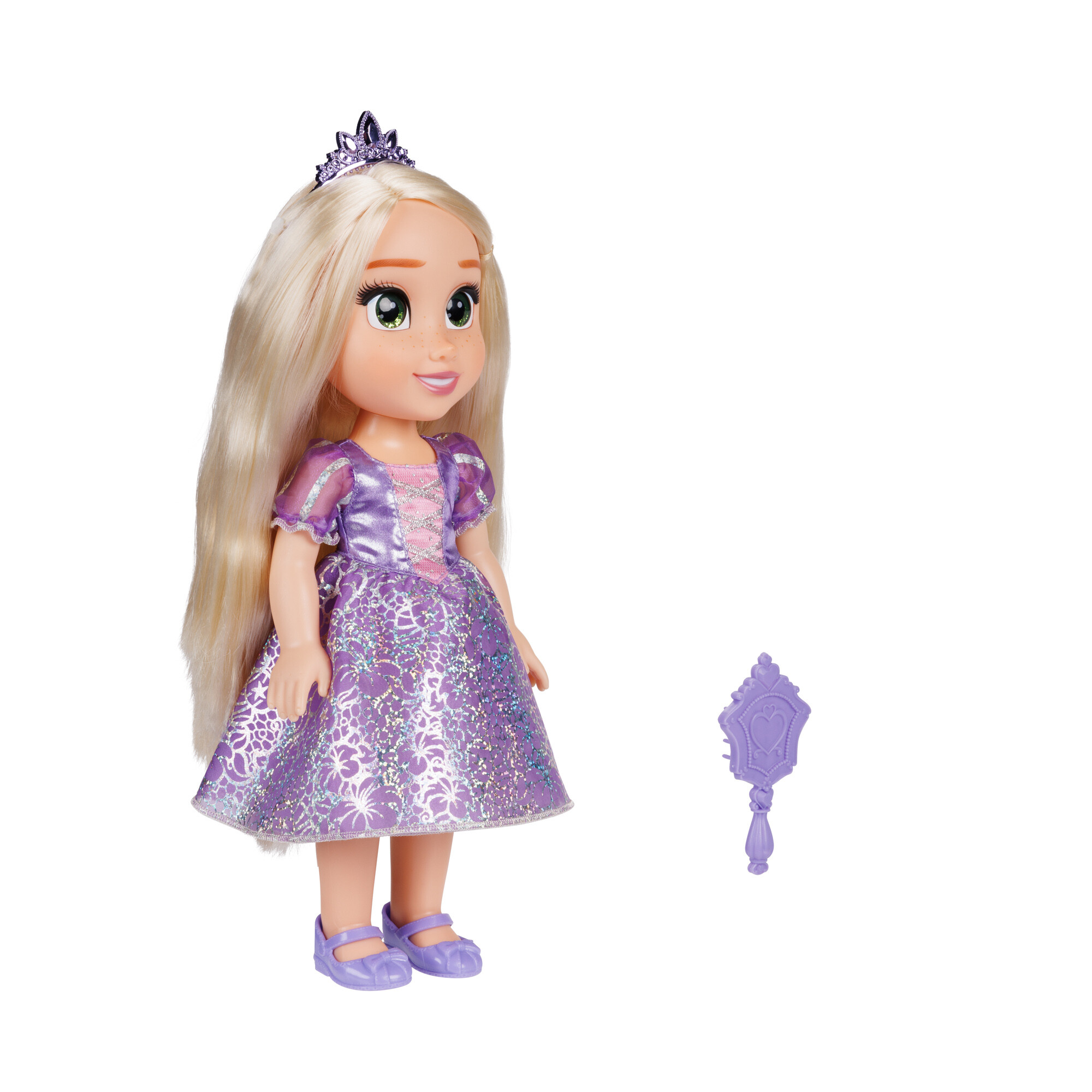 Disney princess bambola da 38 cm di rapunzel con occhi scintillanti! - DISNEY PRINCESS