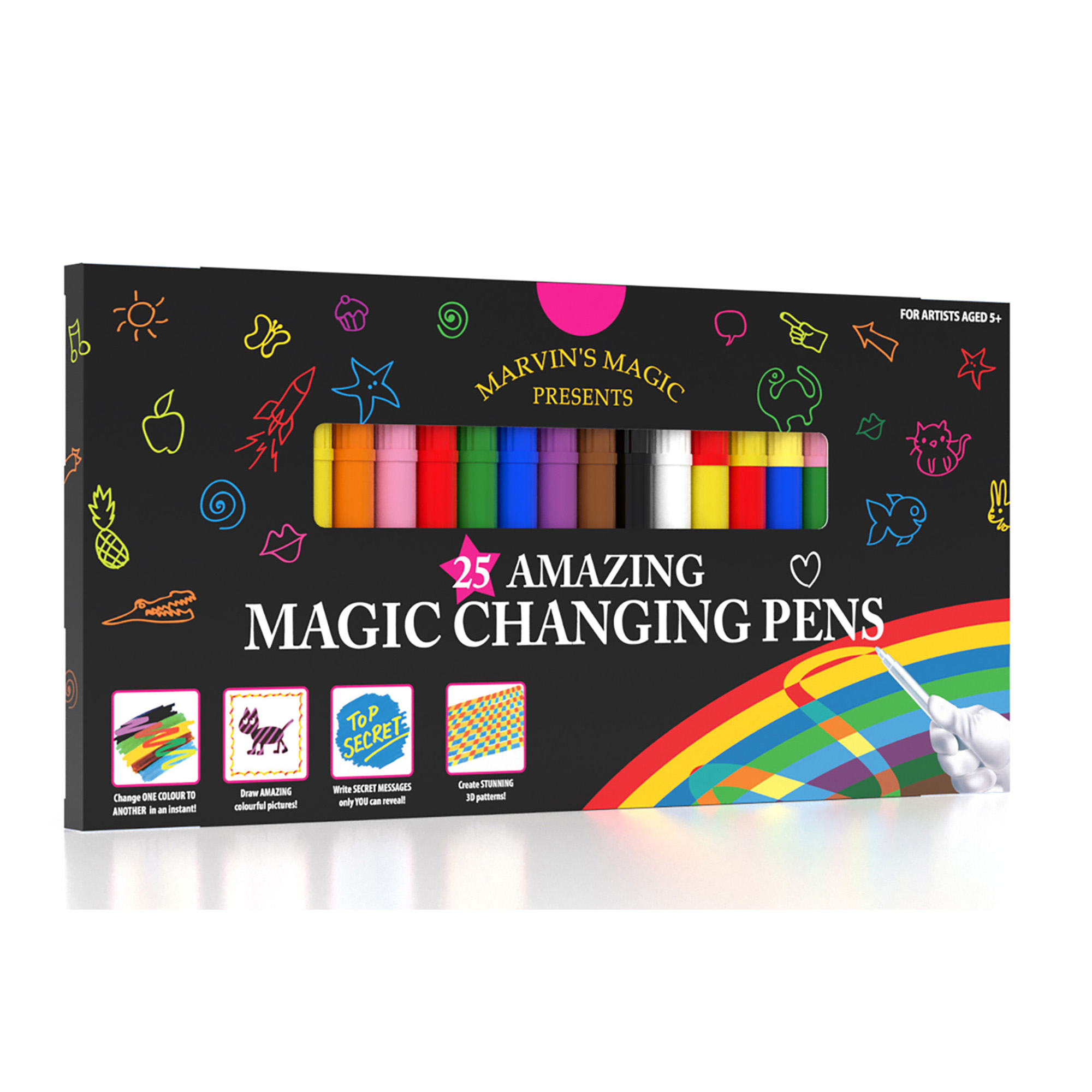 Amazing magic changing pens (25 pack) - Marvin's Magic