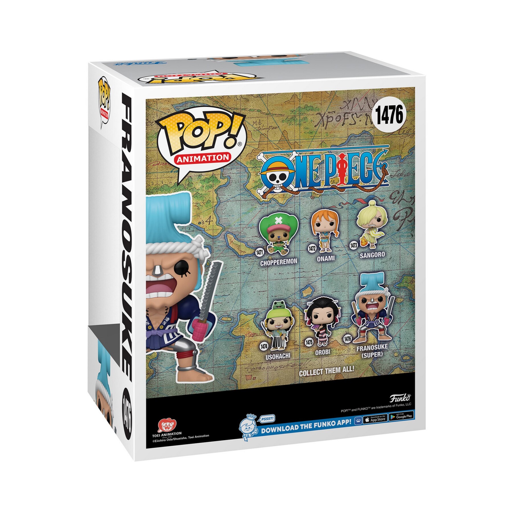 Pop super: one piece- franosuke(wano) - Funko