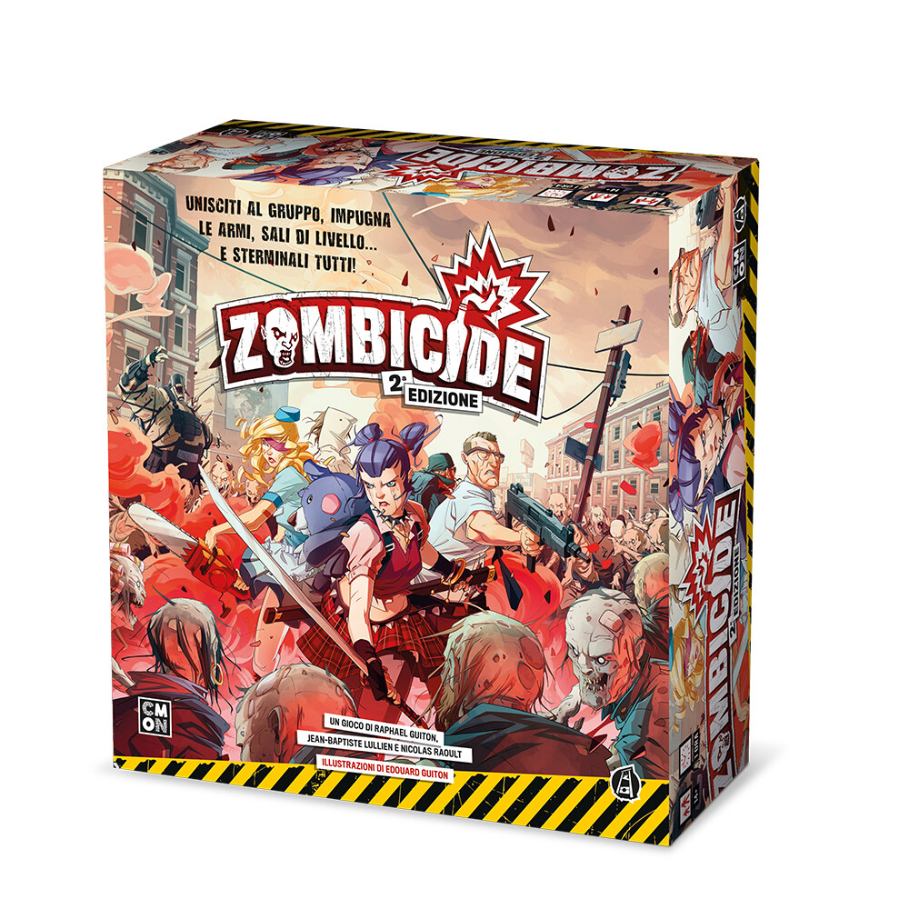 Asmodee - zombicide, 2a edizione, gioco da tavolo, edizione in italiano - 