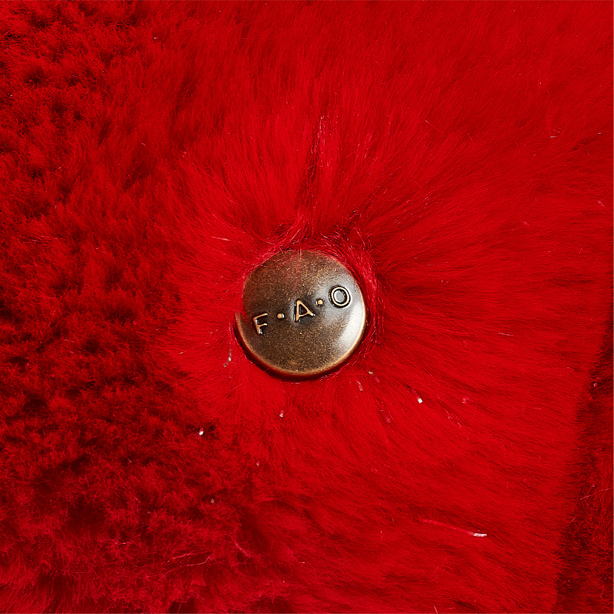 Orsetto rosso con glitter anniversario 30 cm - FAO Schwarz