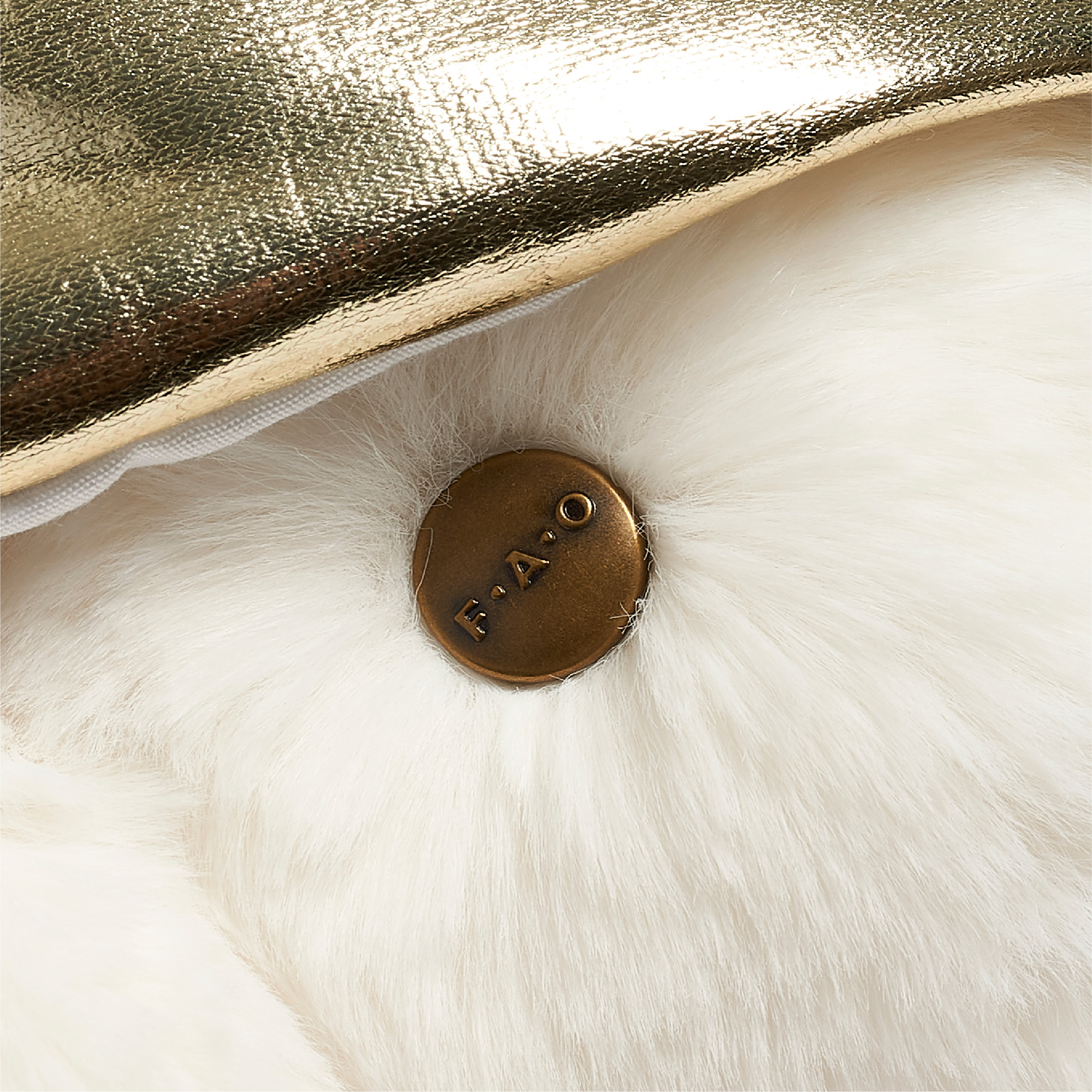 Orsetto di peluche con giacca dorata 33 cm - FAO Schwarz