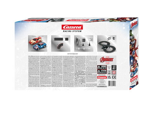 Marvel "the avengers" pista carrera battery operated racing system - CARRERA