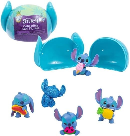 Disney stitch capsule con mini personaggi assortiti multicolore - Disney Stitch