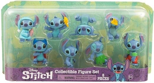 Disney stitch set 8 mini personaggi collezionabili - Toys Center