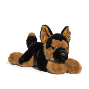 Peluche pastore tedesco sdraiato lungo 38 cm - FAO Schwarz