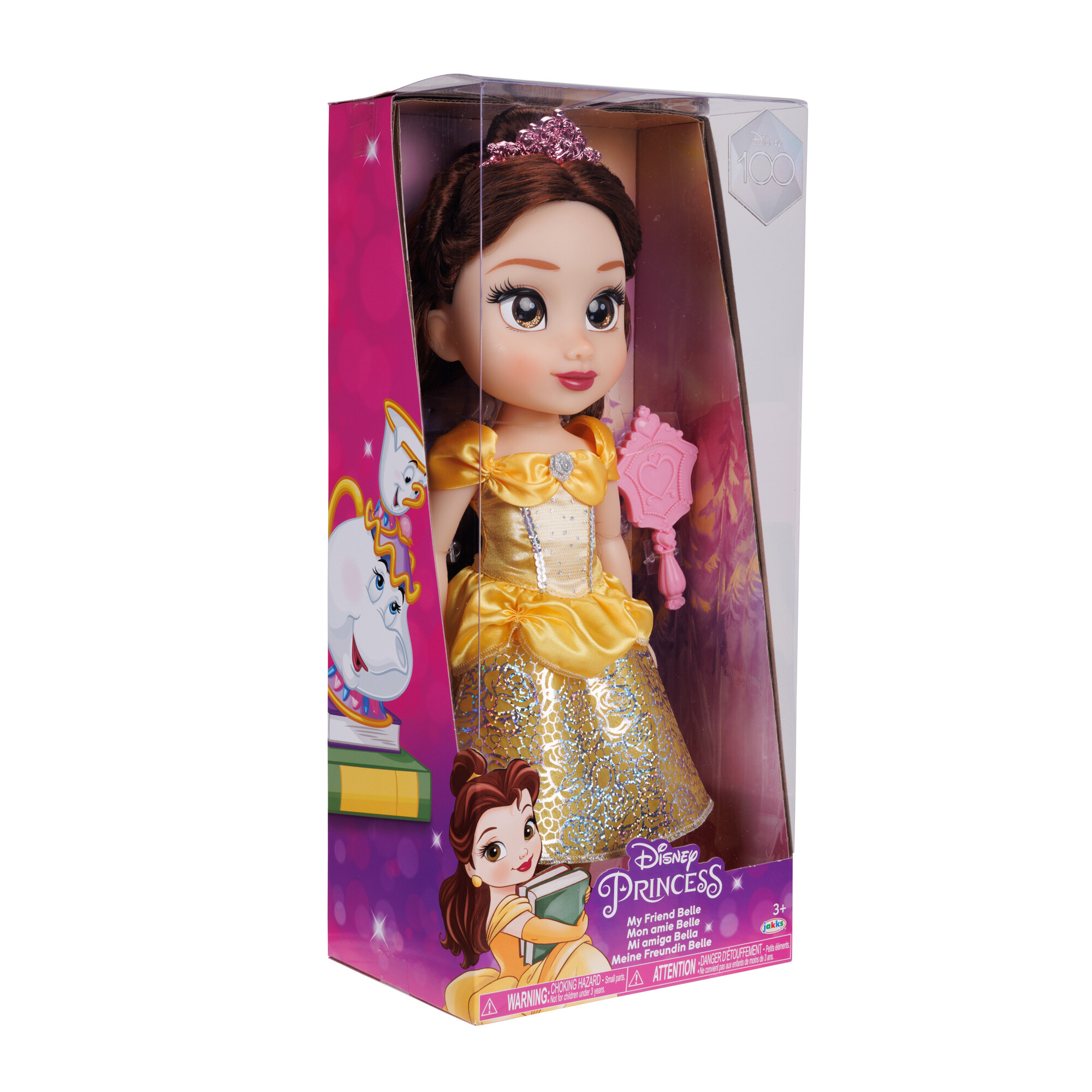 Disney princess bambola da 38 cm di belle con occhi scintillanti! - DISNEY PRINCESS