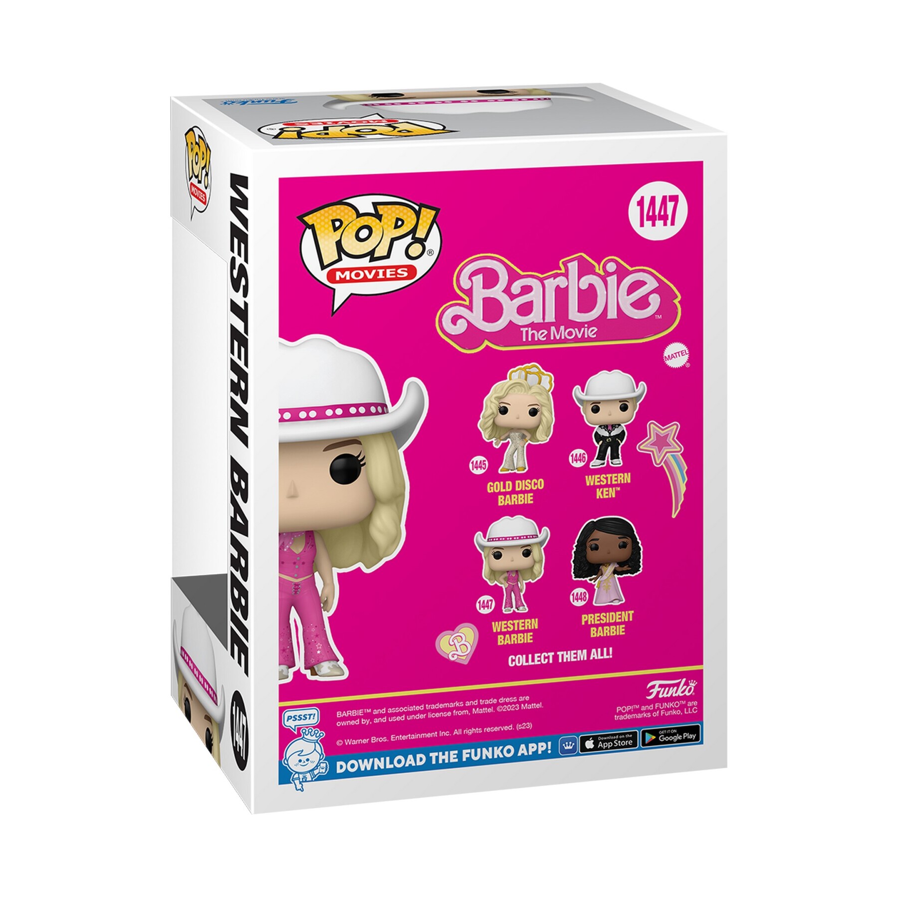 Pop movies: barbie- western barbie - FUNKO POP!, Barbie