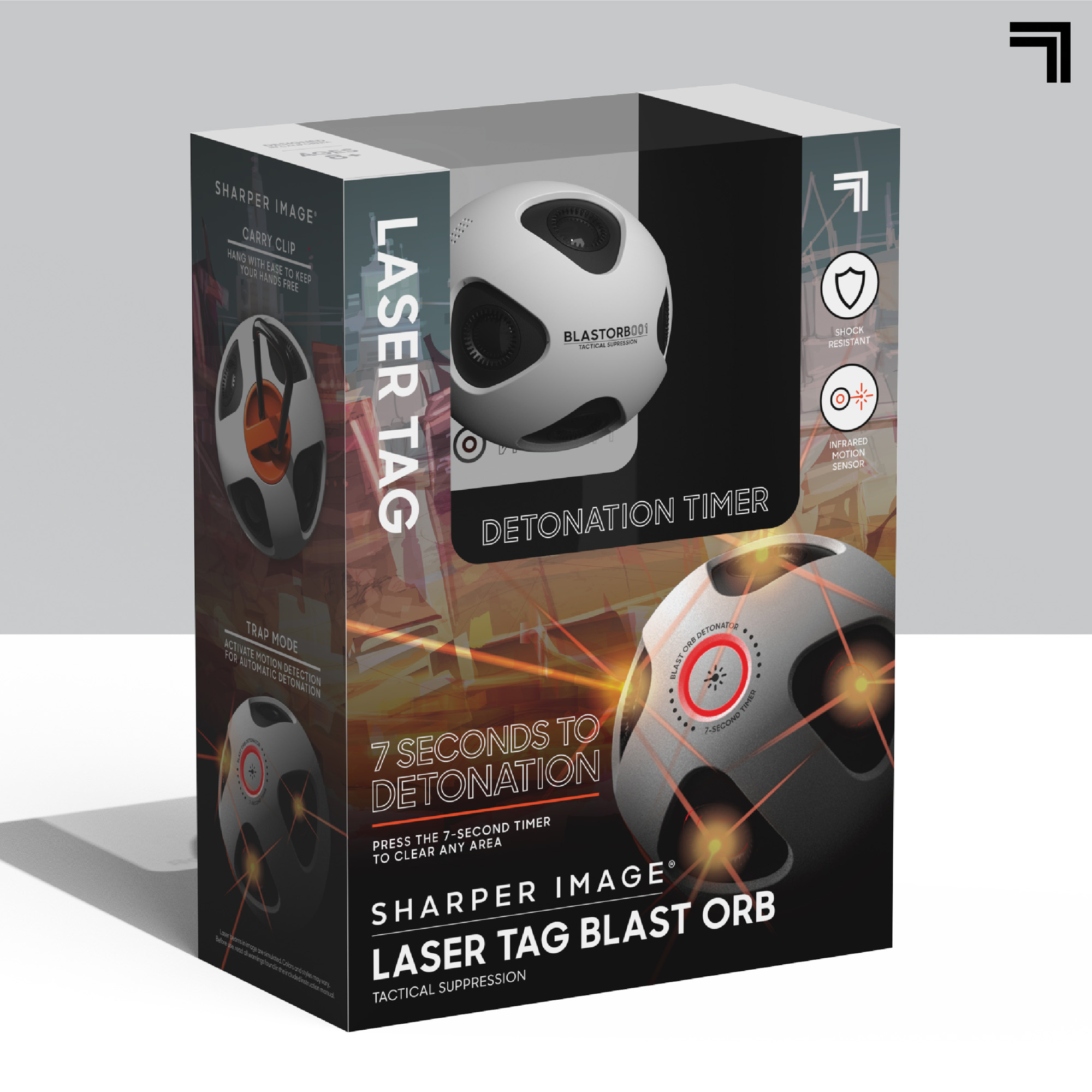 Sharper image - granata laser tag blast orb - Sharper Image