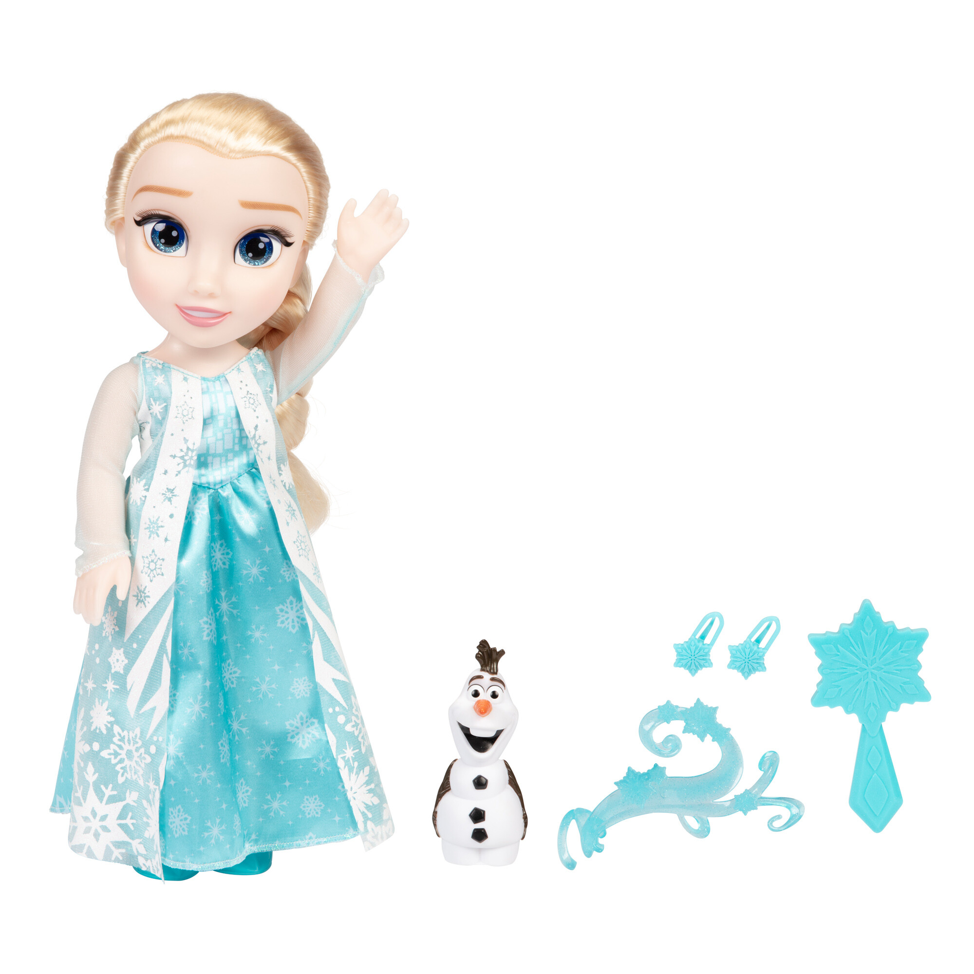 Frozen bambola cantante di elsa 38cm con occhi scintillanti - Toys Center