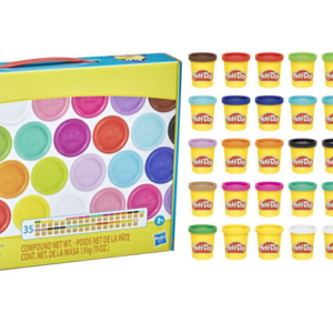 Play-doh – collezione da 35 vasetti muilticolore, per bambini dai 3 anni in su - PLAY-DOH