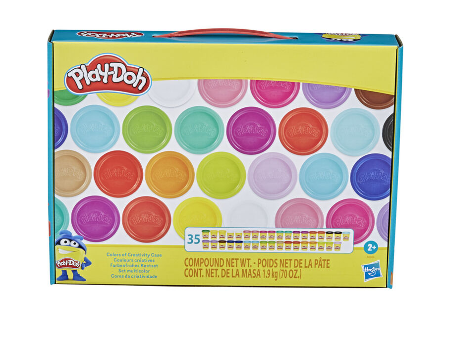 Play-doh – collezione da 35 vasetti muilticolore, per bambini dai 3 anni in su - PLAY-DOH