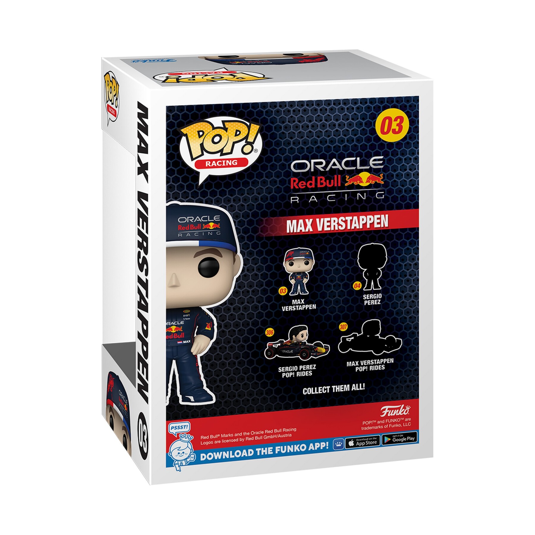 Pop vinyl: formula 1- max verstappen - FUNKO POP!