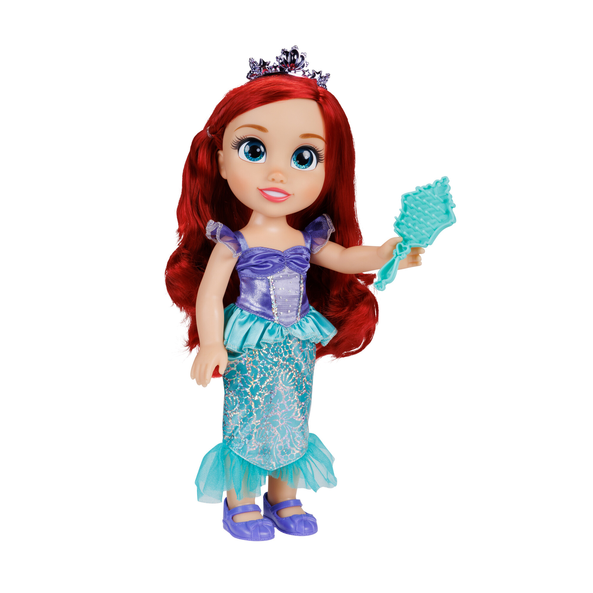 Disney princess bambola da 38 cm di ariel con occhi scintillanti! - DISNEY PRINCESS