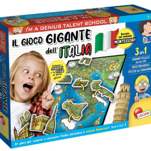 I'm a genius il gioco gigante dell'italia montessori - LISCIANI