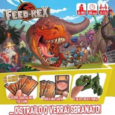 Feed rex gioco da tavolo in italiano party game red glove età 8+ - 