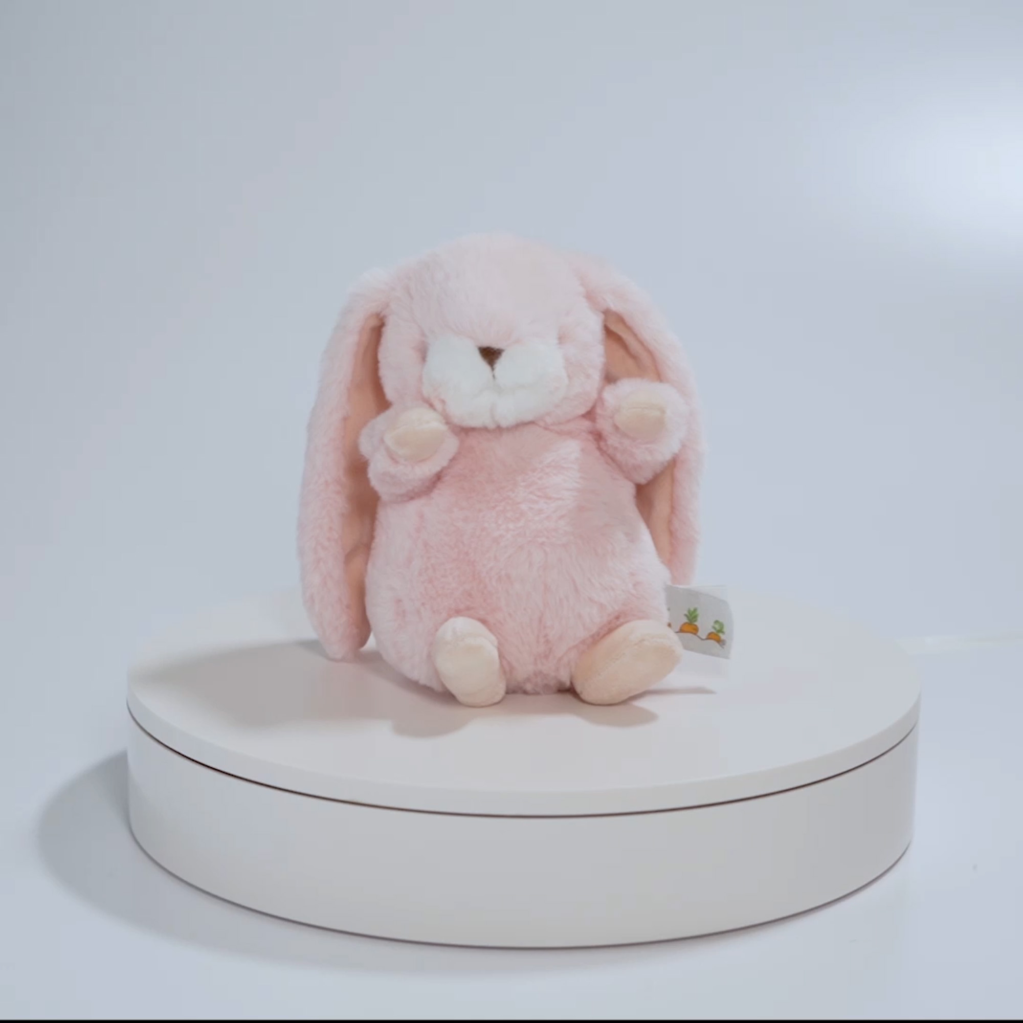 Peluche tiny nibble pink bunny 20 cm - Bunnies By The Bay