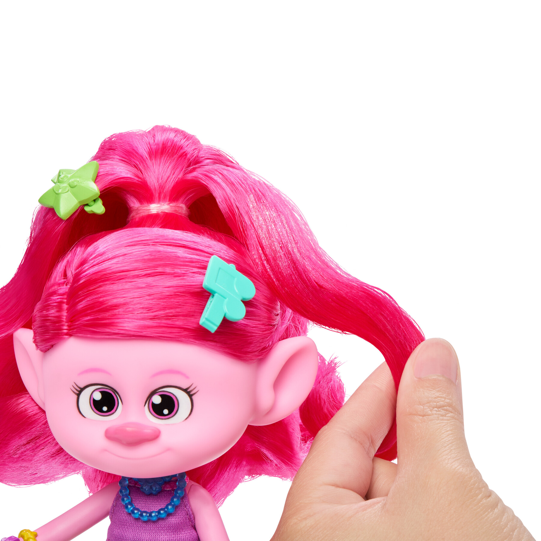 Dreamworks trolls tutti insieme - regina poppy capelli fantastici - Trolls