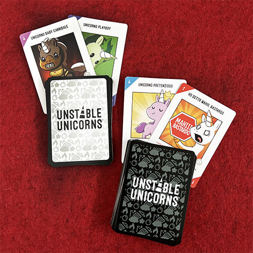 Asmodee - unstable unicorns vm 18, gioco da tavolo per adulti, 2-8 giocatori, da 18 anni in su - 