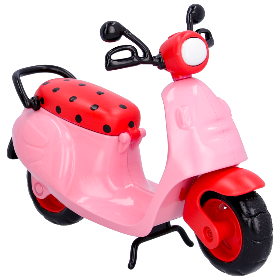 Bff lady con scooter, bambola alla moda, capelli lunghi e colorati e  accessori con scooter super fashion a ruote girevoli - Toys Center