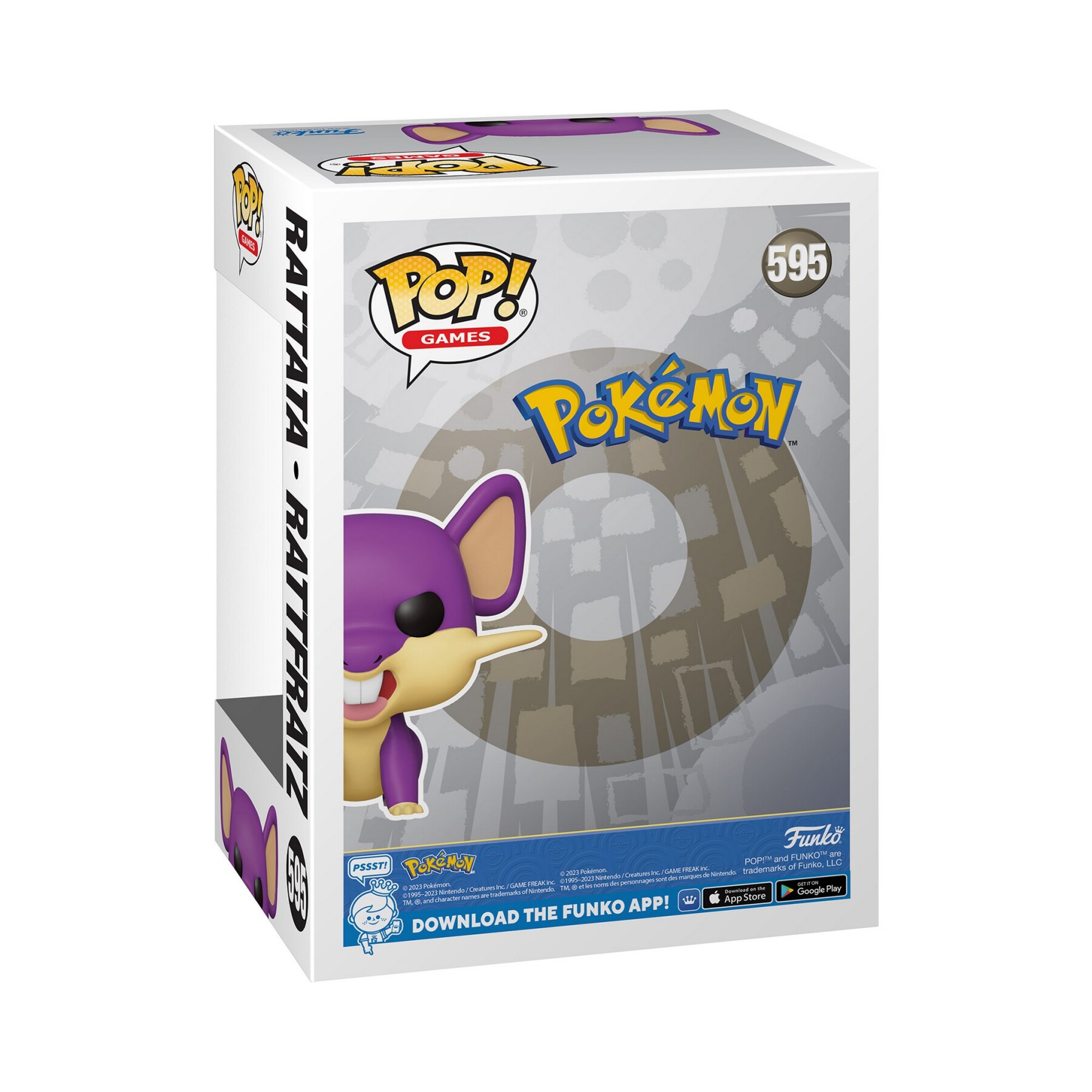 Pop games: pokemon- rattata(emea) - FUNKO POP!, POKEMON