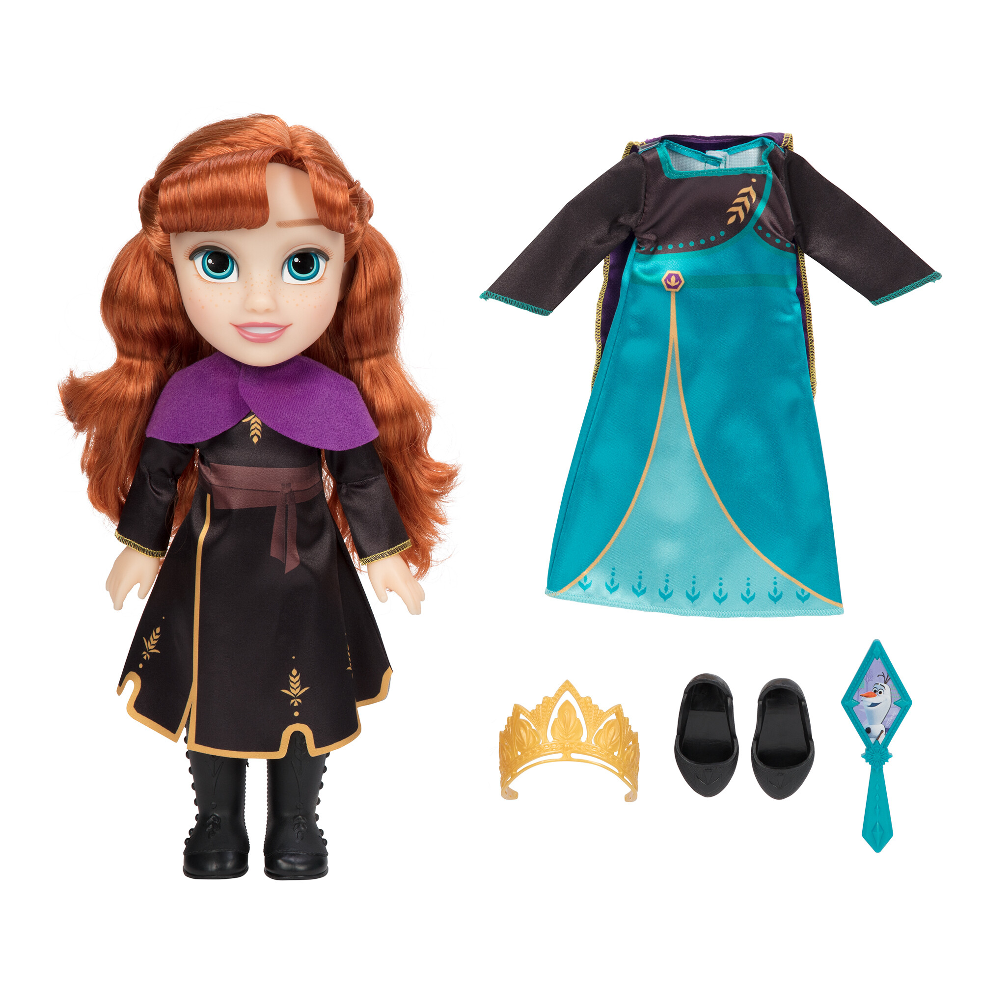 Disney frozen bambola da 38 cm di anna con accessori - DISNEY PRINCESS, Frozen