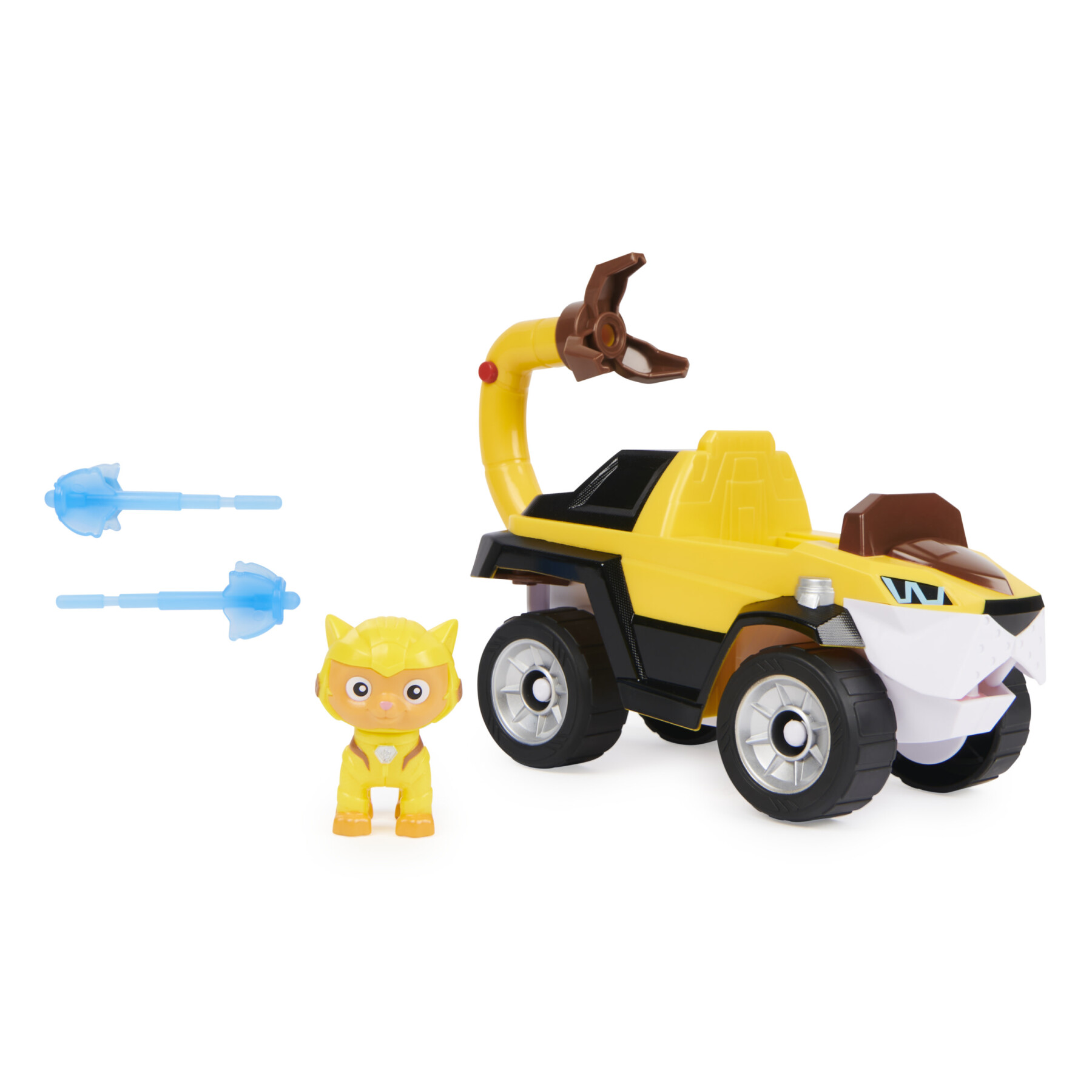 Paw patrol, cat pack, auto giocattolo trasformabile di leo con action figure da collezione, giocattoli per bambini dai 3 anni in su - Paw Patrol