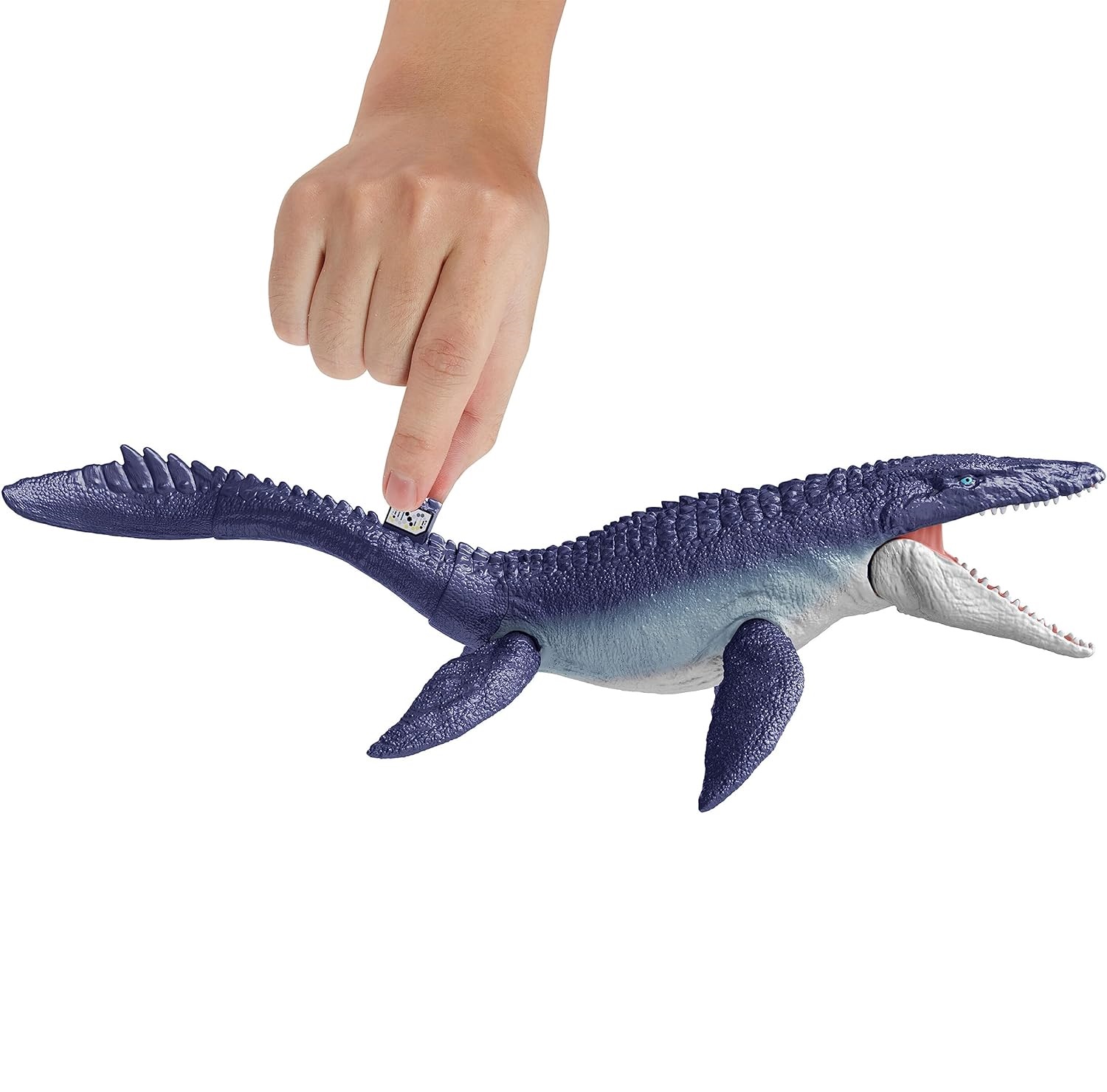 Jurassic world – mosasauro dinosauro giocattolo con articolazioni mobili, per bambini 4+ anni - Jurassic World
