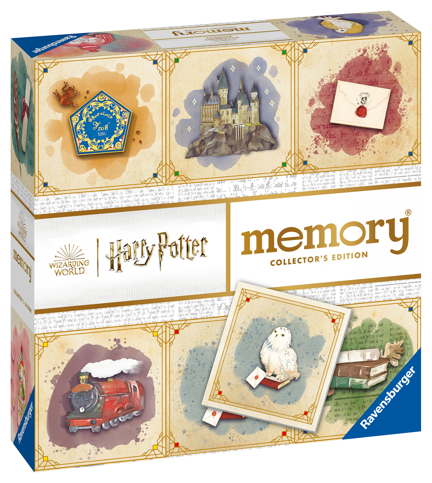 Ravensburger - memory® harry potter's collector edition, 64 tessere, gioco da tavolo, 3+ anni - Harry Potter, RAVENSBURGER