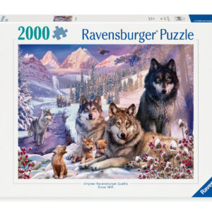 Ravensburger - puzzle lupi nella neve, 2000 pezzi, puzzle adulti - RAVENSBURGER