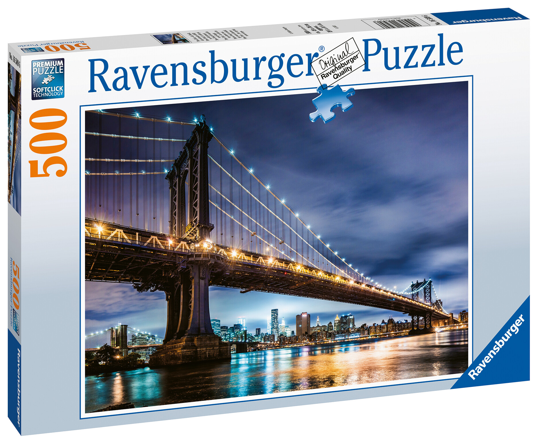 Ravensburger - puzzle new york, 500 pezzi, puzzle adulti - RAVENSBURGER
