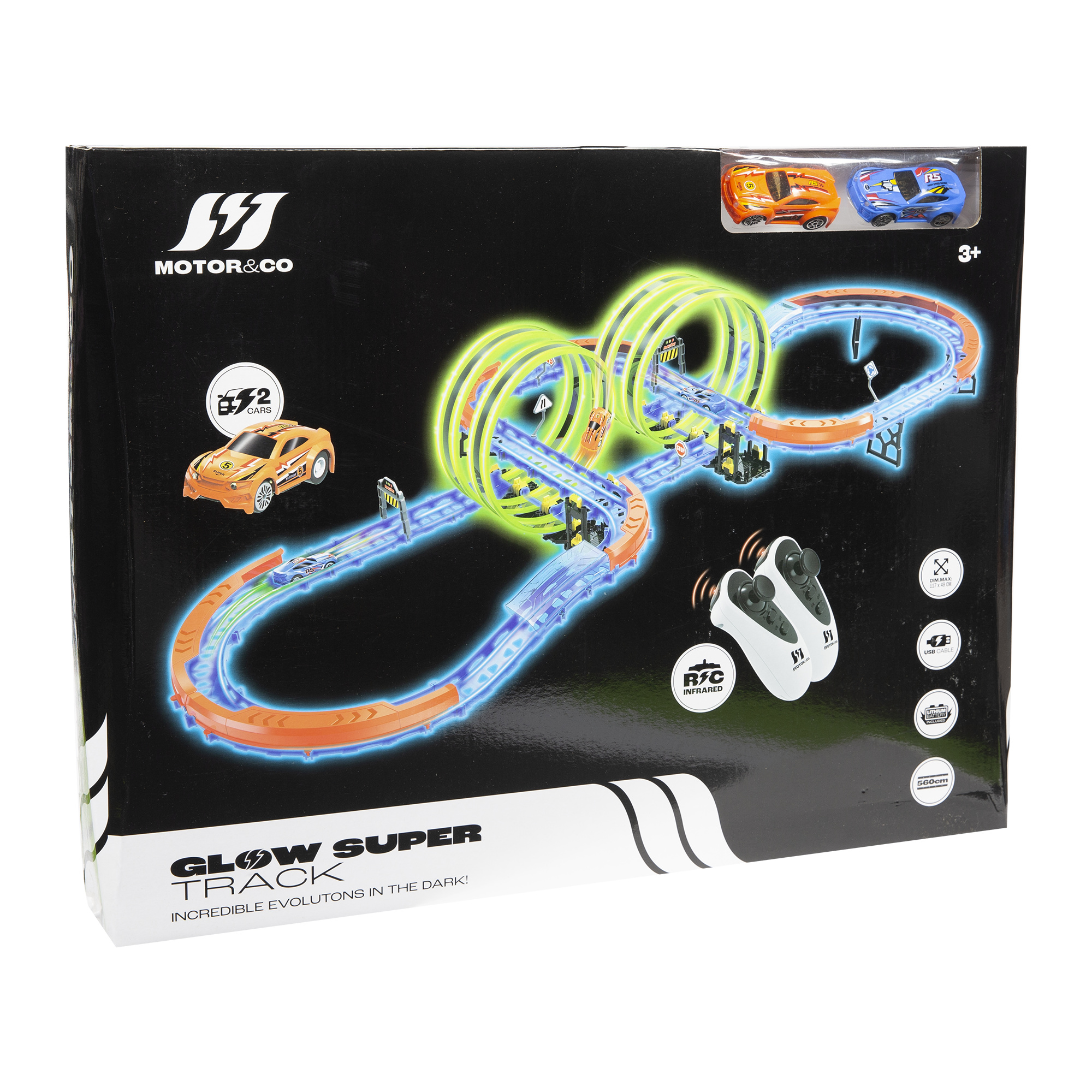 Pista a infrarossi - glow super track - motor & co - SUPERSTAR