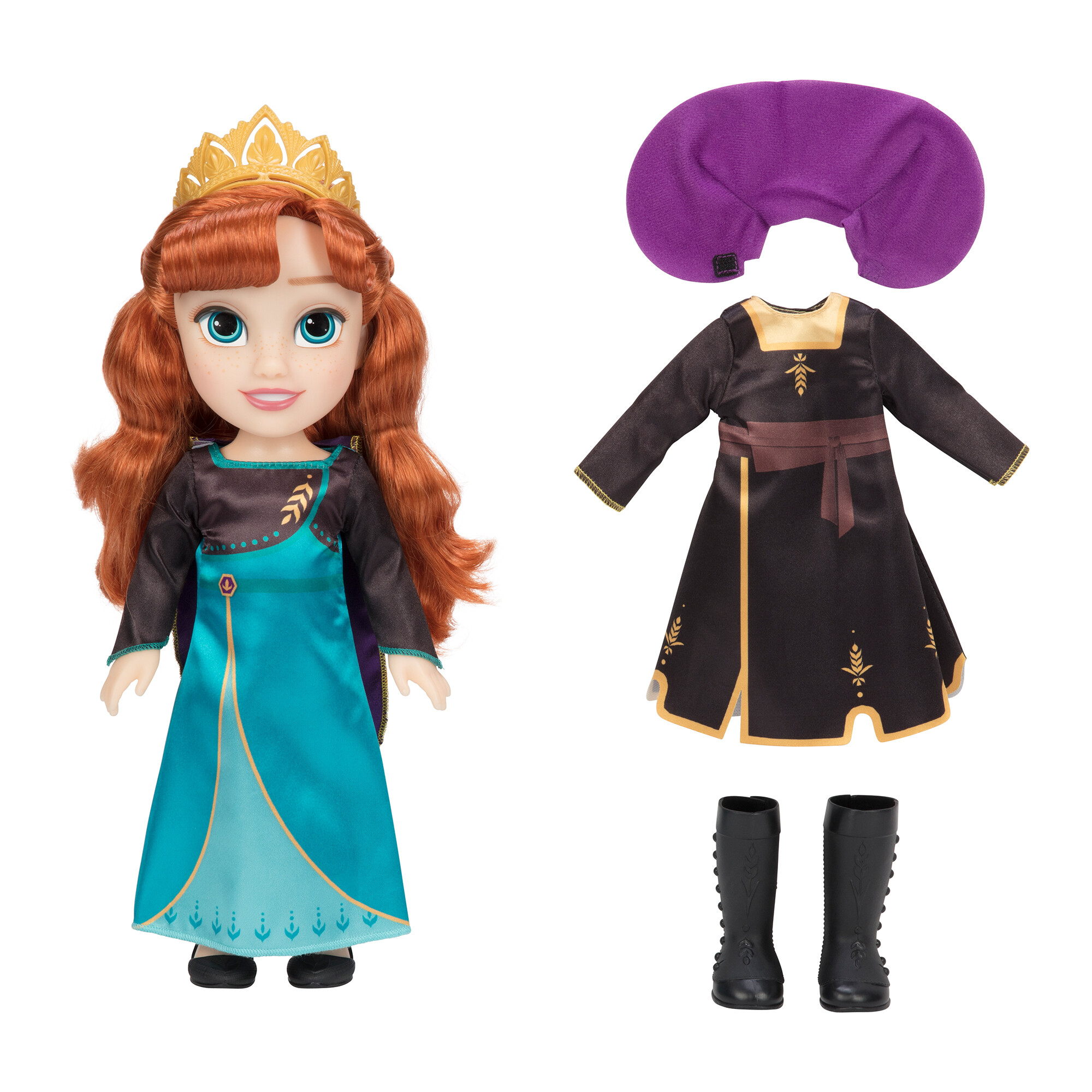 Disney frozen bambola da 38 cm di anna con accessori - DISNEY PRINCESS, Frozen