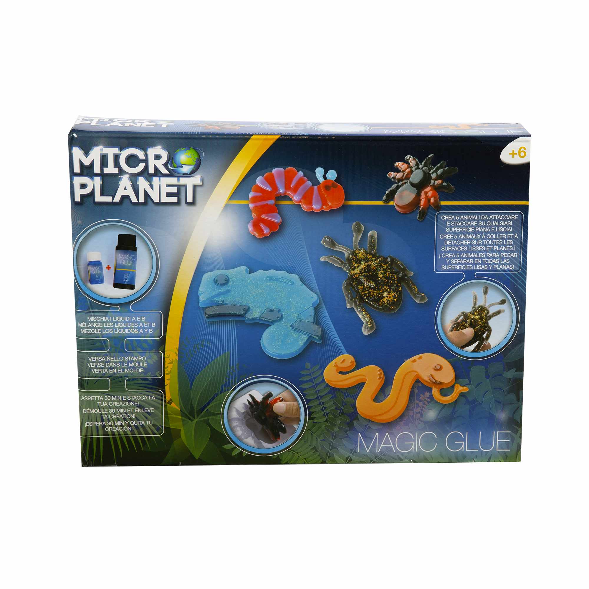 Magic glue - colla magica 5 insetti - MICRO PLANET