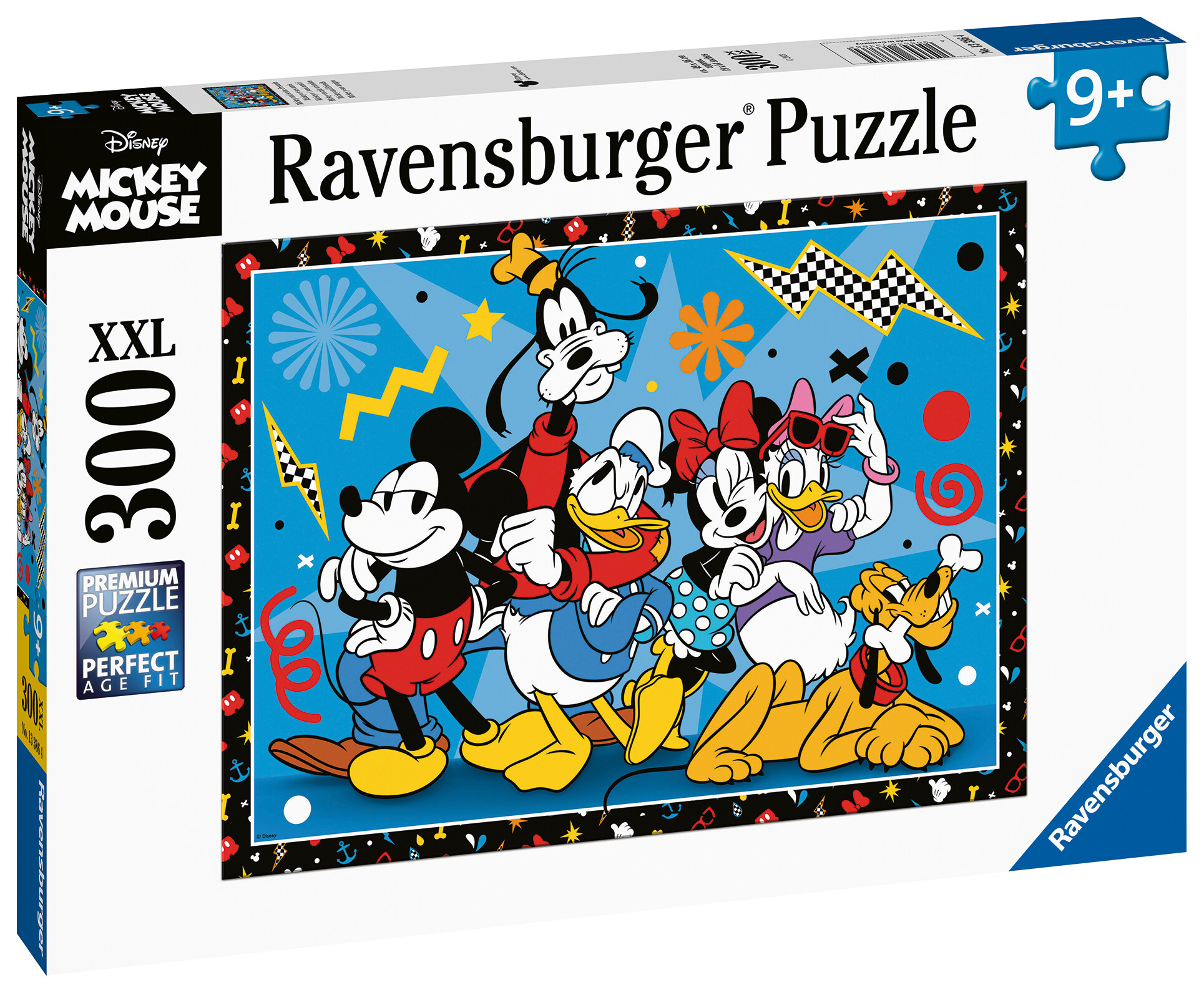 Ravensburger - puzzle mickey & friends, 300 pezzi xxl, età raccomandata 9+ anni - RAVENSBURGER, Mickey Mouse