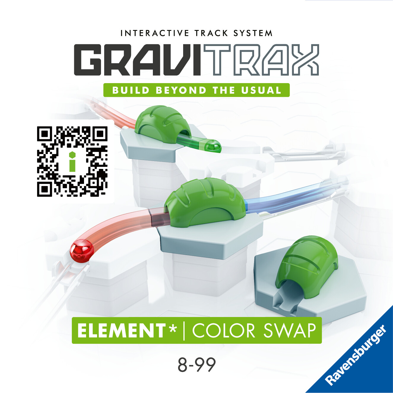 Ravensburger gravitrax color swap, gioco innovativo ed educativo stem, 8+ anni, accessorio - GRAVITRAX