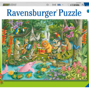 Ravensburger - puzzle l'orchestra degli animali, 100 pezzi xxl, età raccomandata 6+ anni - RAVENSBURGER