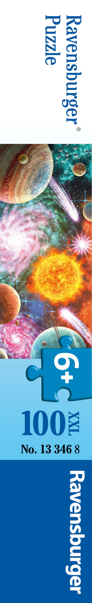 Ravensburger - puzzle stelle e pianeti, 100 pezzi xxl, età raccomandata 6+ anni - RAVENSBURGER