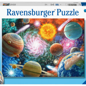Ravensburger - puzzle stelle e pianeti, 100 pezzi xxl, età raccomandata 6+ anni - RAVENSBURGER