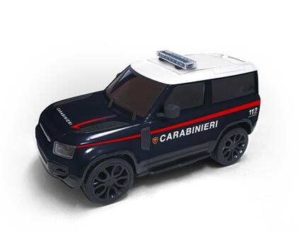 Auto radiocomandata land rover defender carabinieri - scala 1:24 - 2.4 g - 