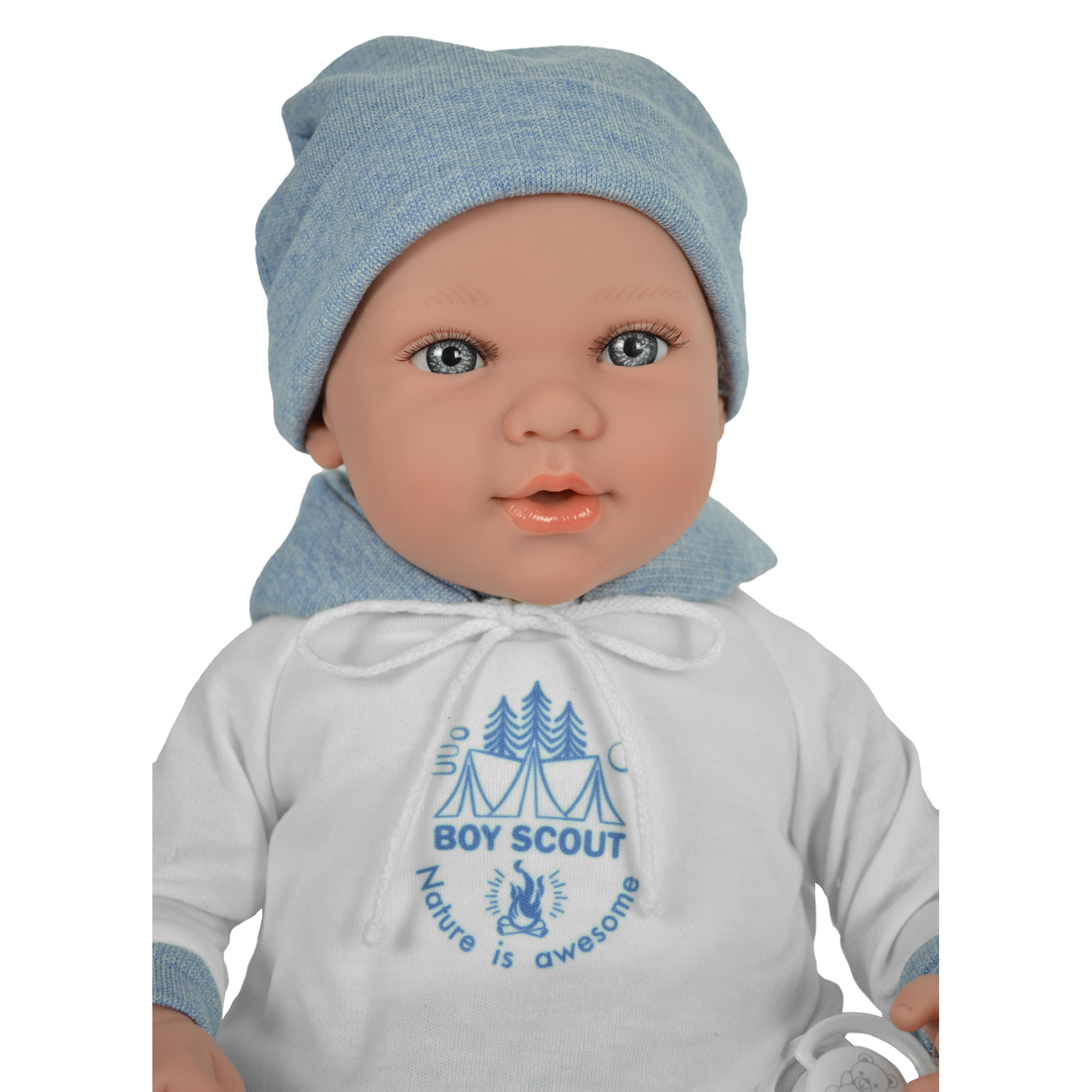 Bambola jordan - blu - 42cm - LOVE BEBÈ