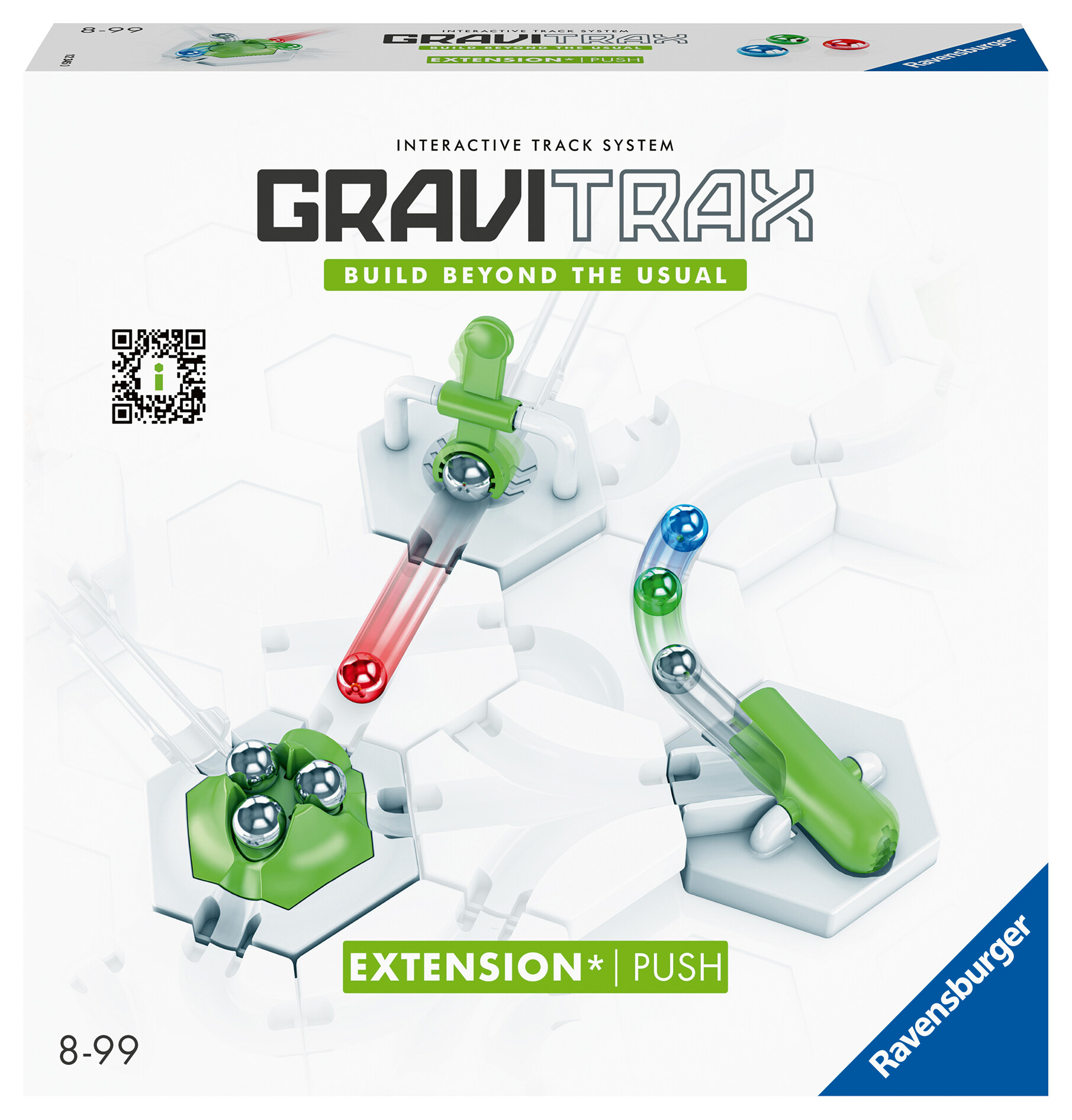 Ravensburger gravitrax push, gioco innovativo ed educativo stem, 8+ anni, accessorio - GRAVITRAX