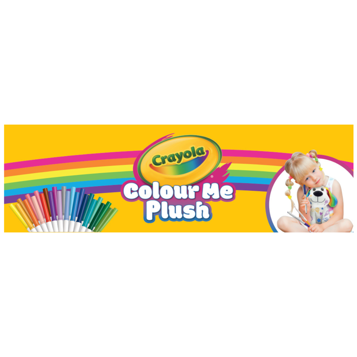 Crayola colour me plush unicorn - colora e decora il tuo peluche - CRAYOLA