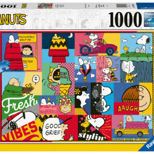 Ravensburger - puzzle vita da peanuts, 1000 pezzi, puzzle adulti - RAVENSBURGER