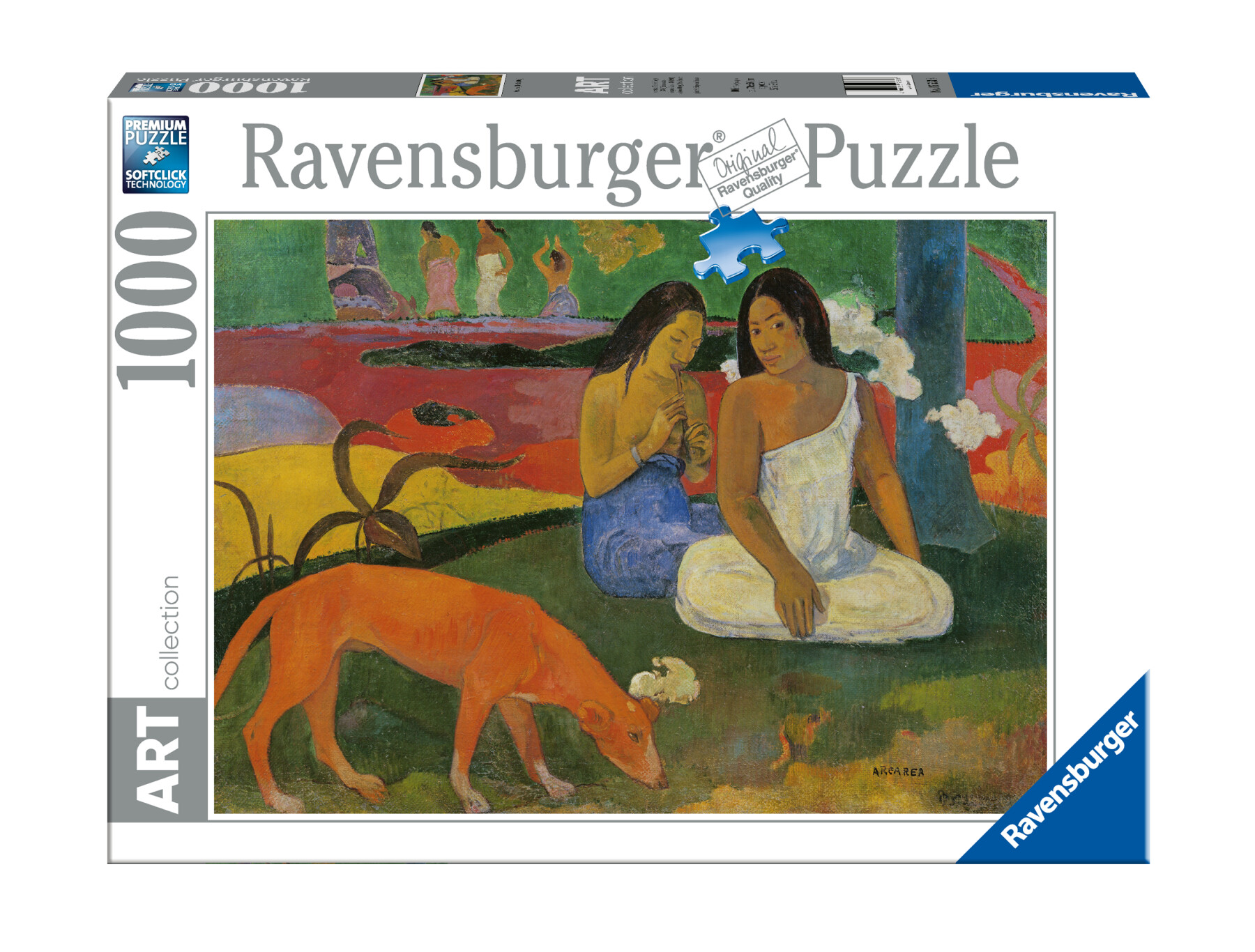 Ravensburger - puzzle gauguin: arearea, art collection, 1000 pezzi, puzzle adulti - RAVENSBURGER